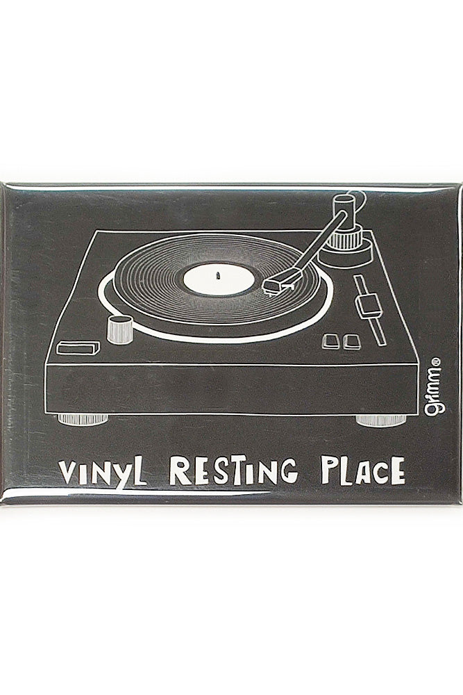 Humour Magnet Vinyl Record Player