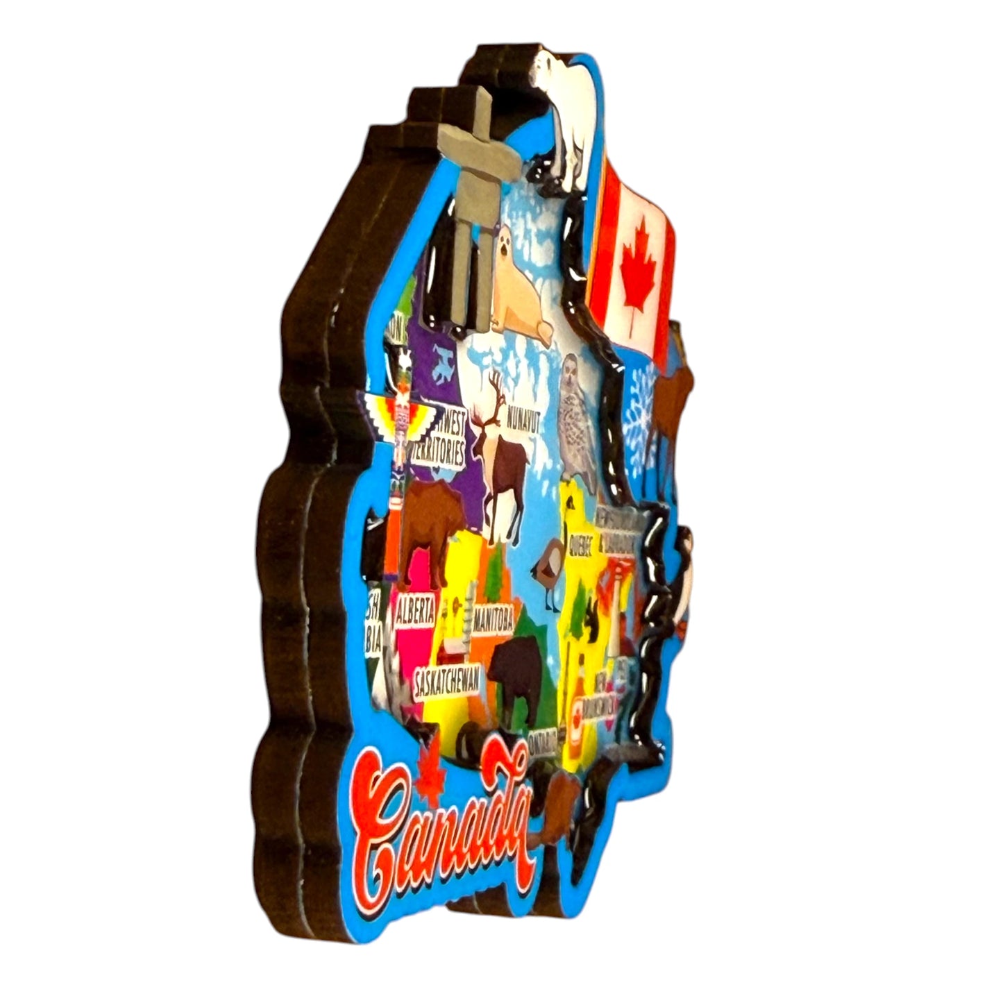 Canada 3D Map Magnet