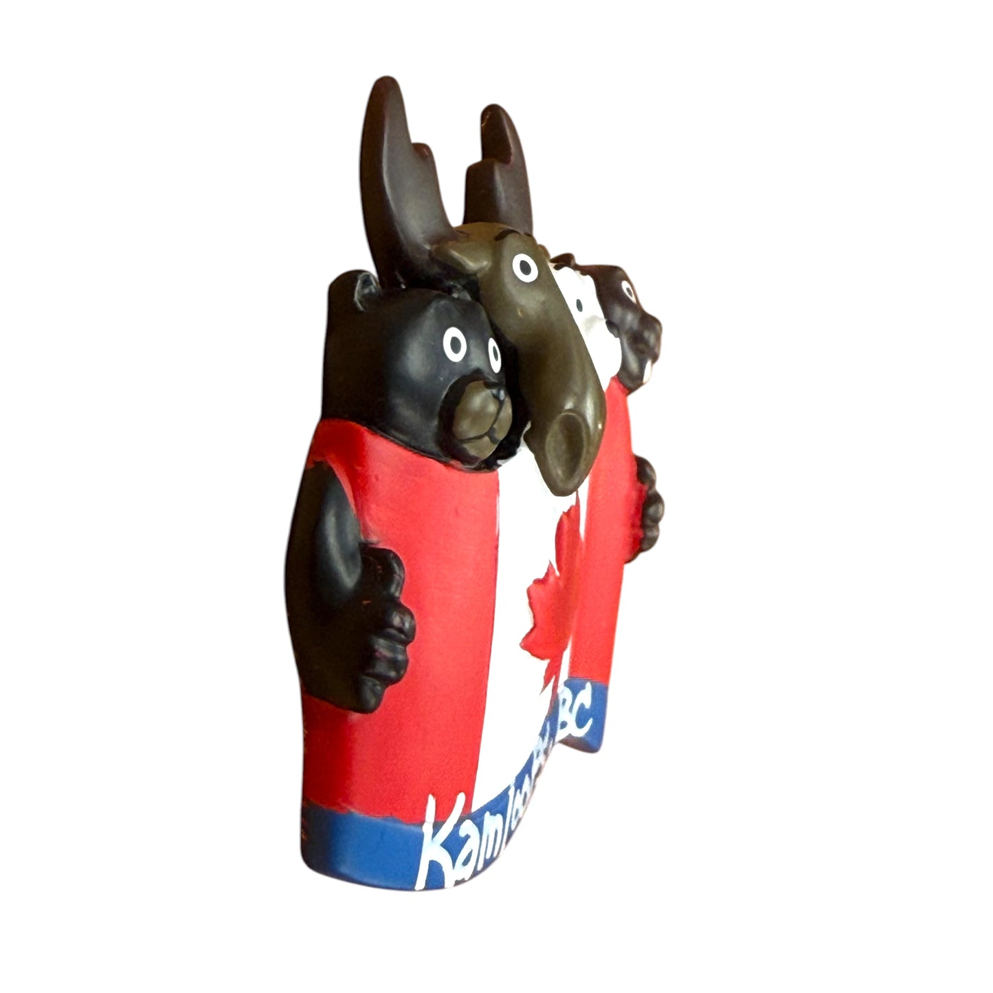 Kamloops Magnet Animal Canadian Flag