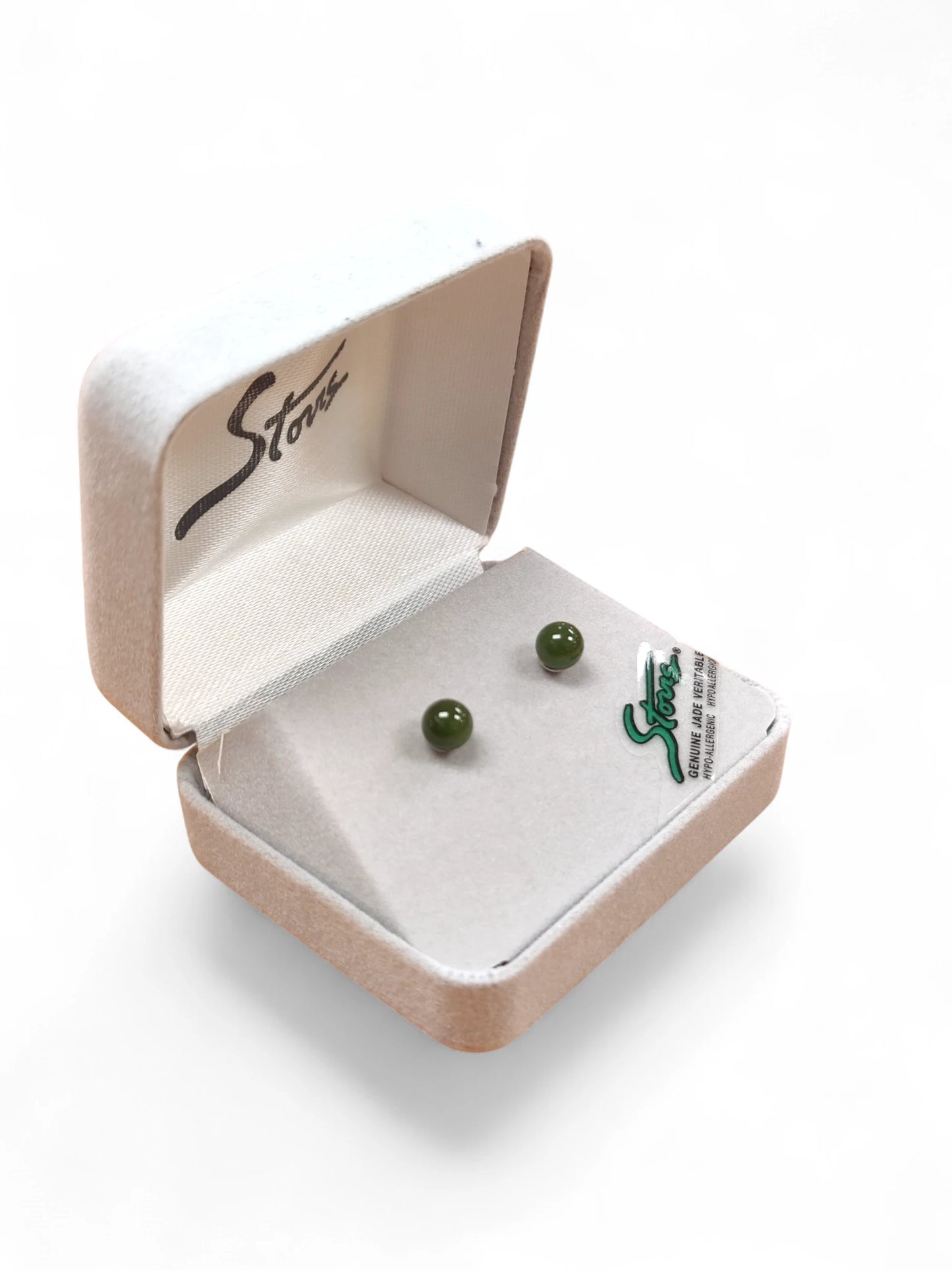 Ball Jade Studs
