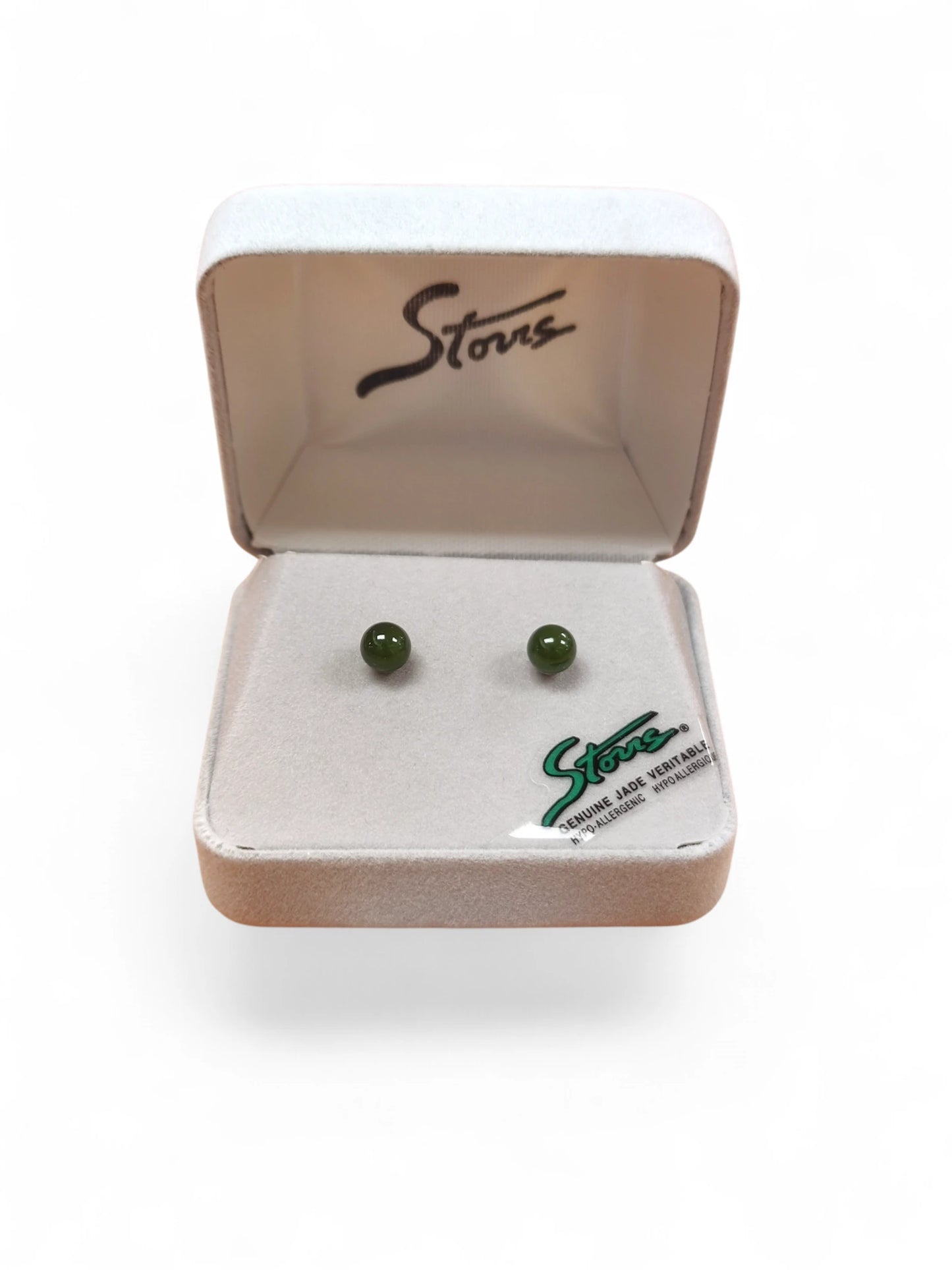 Ball Jade Studs