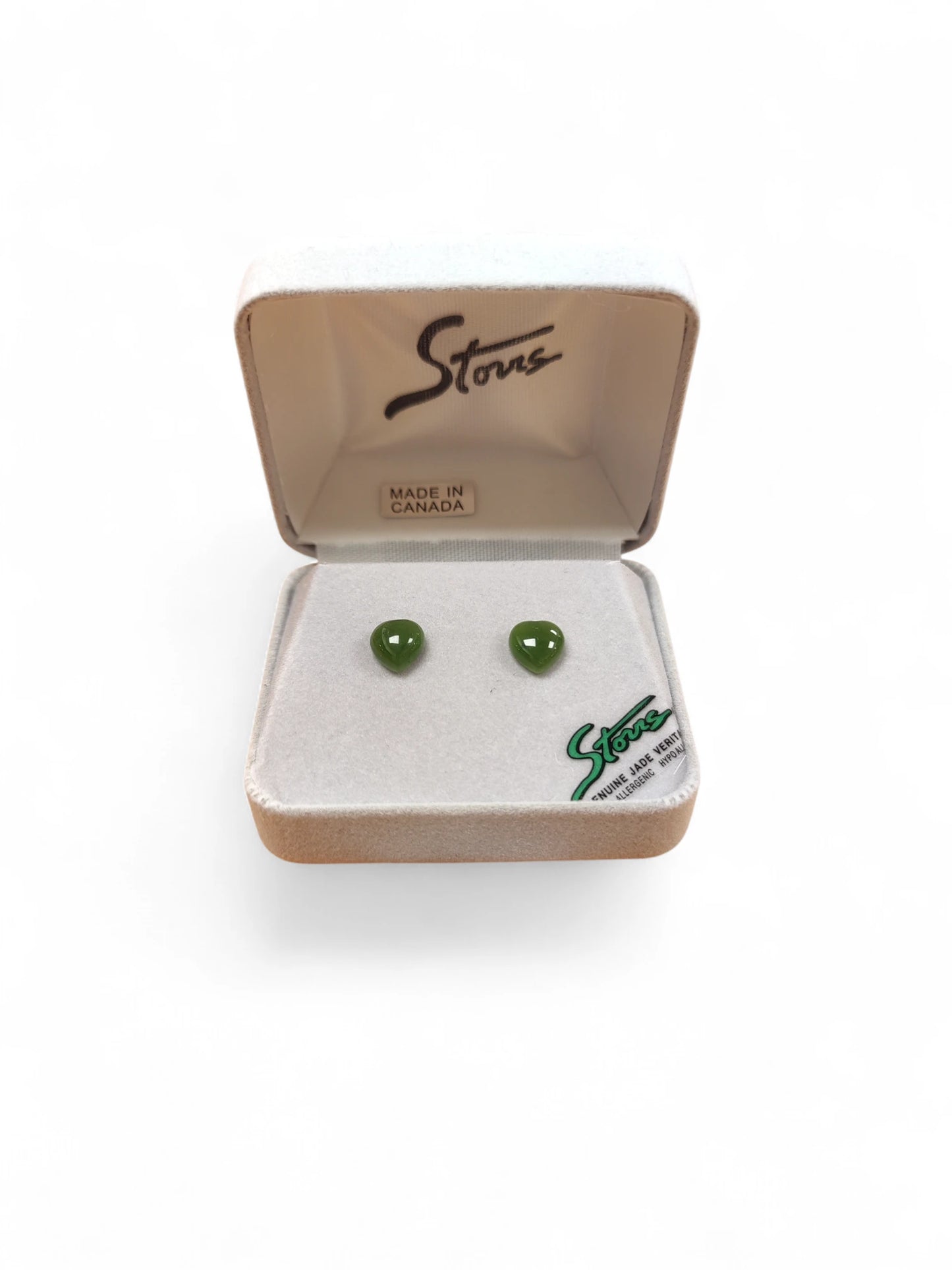 Plain Heart Studs