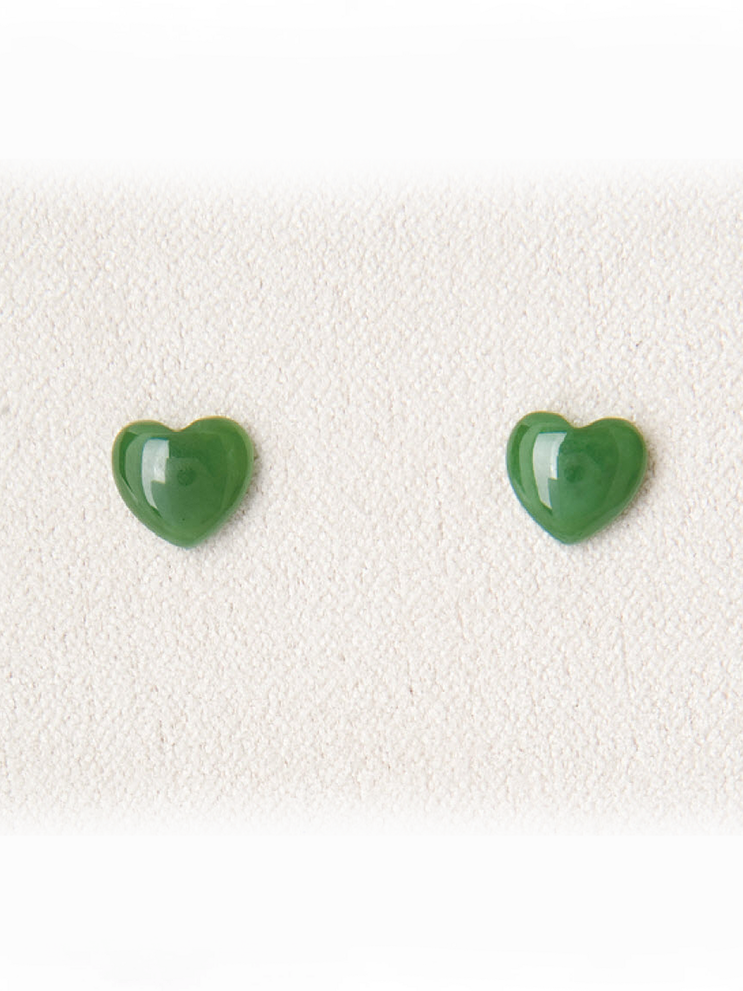 Plain Heart Studs