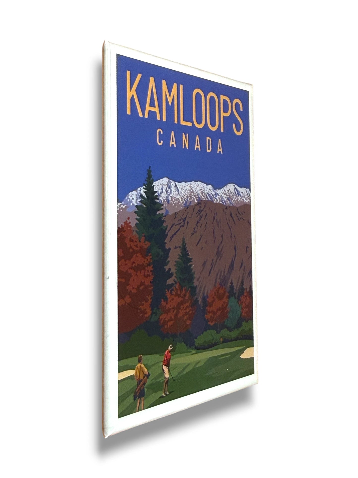 Kamloops Magnet Golfing Scene