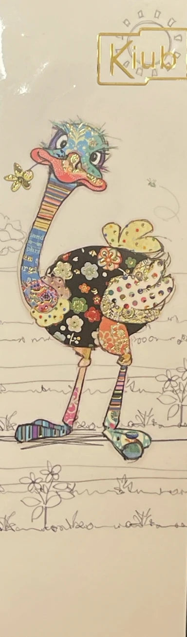 Bookmark – Ozzie Ostrich