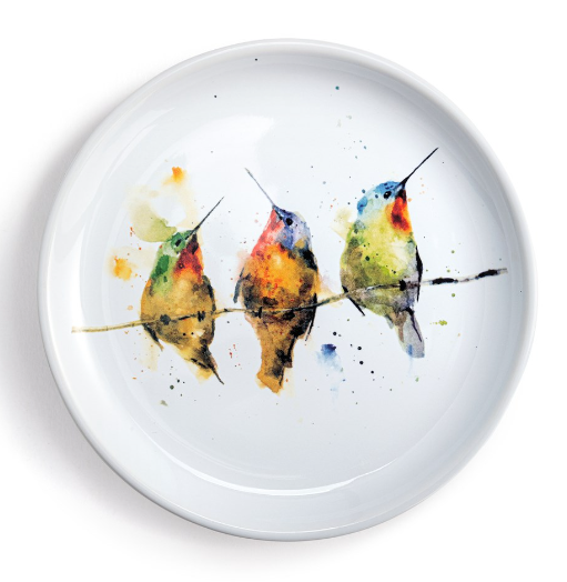 DC Snack Plate Hummingbird