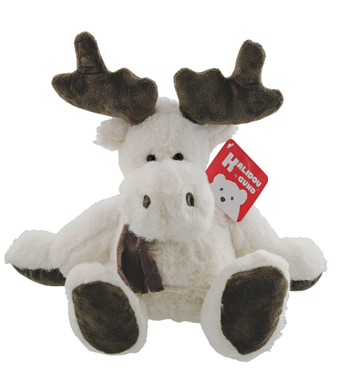 Kalidou Sitting Moose with Scarf