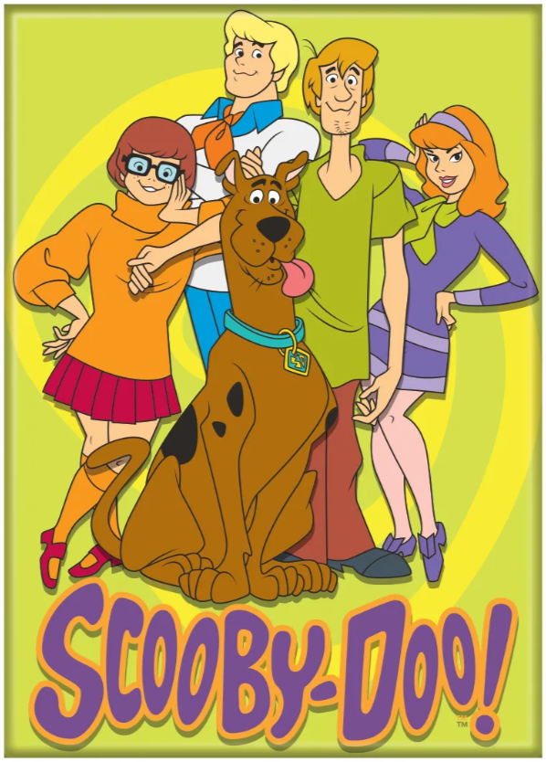 Scooby Doo Group Magnet