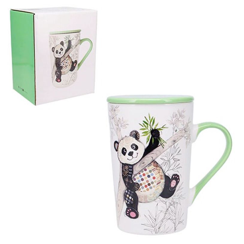 Panda Mug With Straine