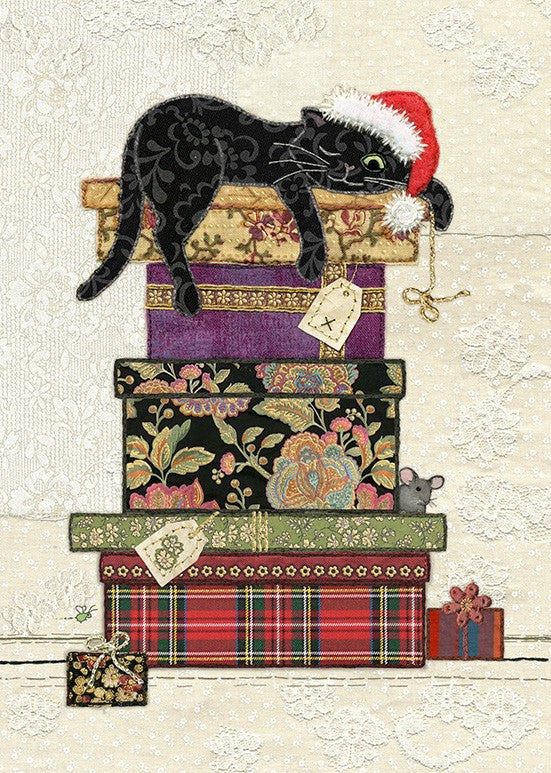 Bug Art Cat Presents Card