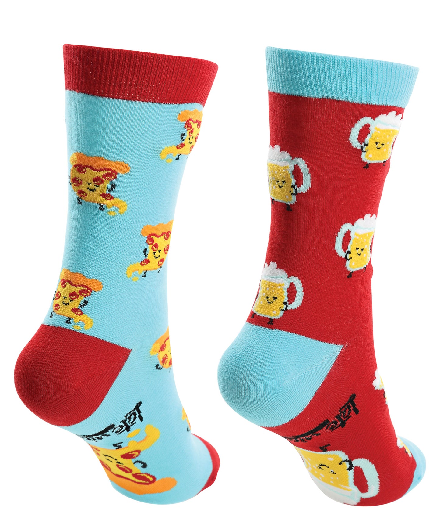 Beer and Pizza Unisex Crew Socks