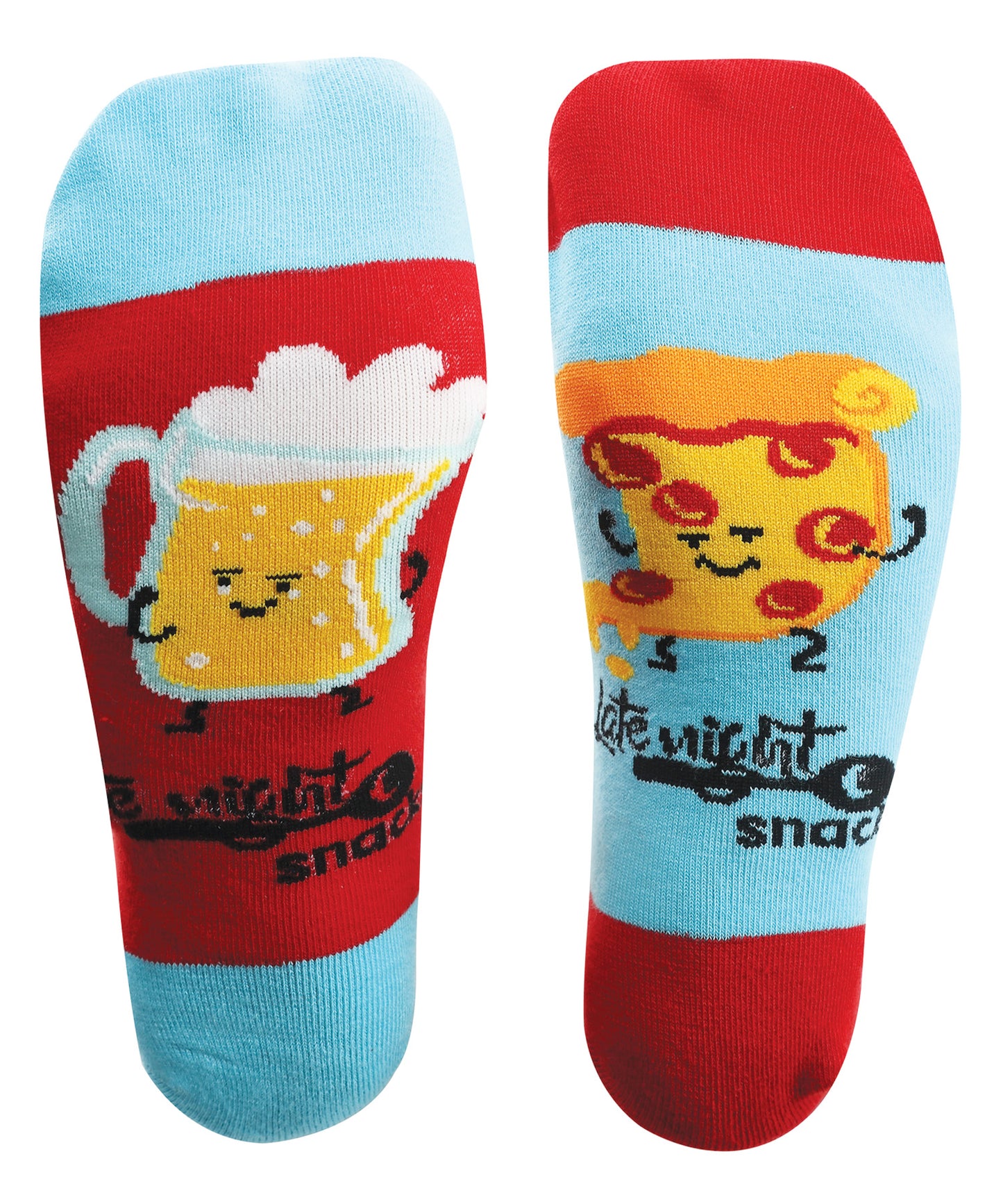 Beer and Pizza Unisex Crew Socks