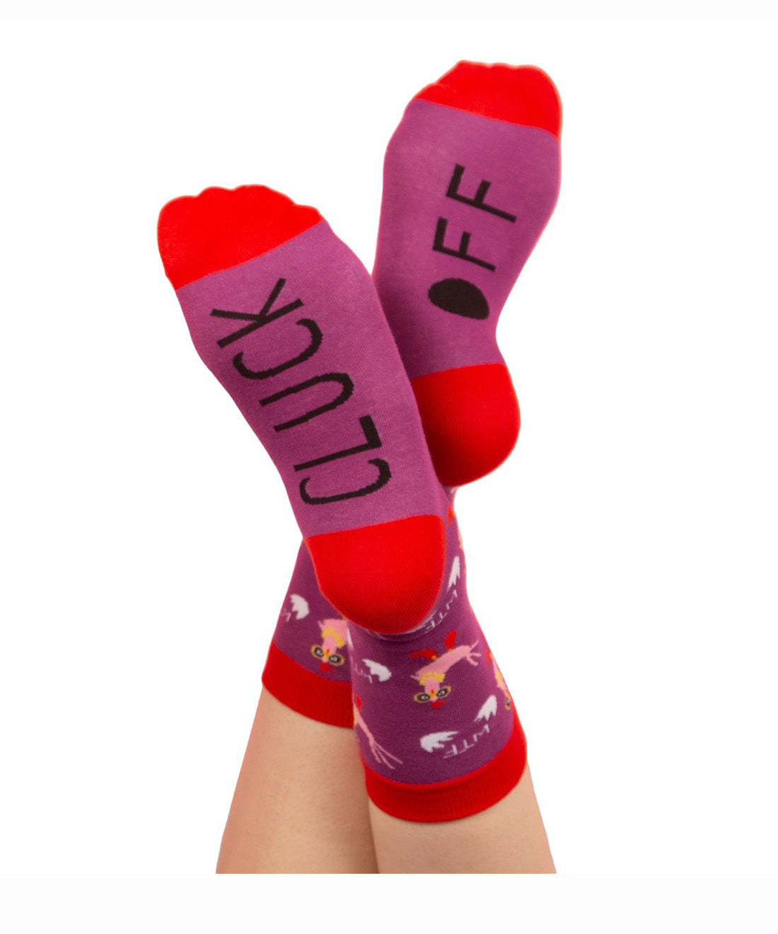 Cluck Off Unisex Crew Socks