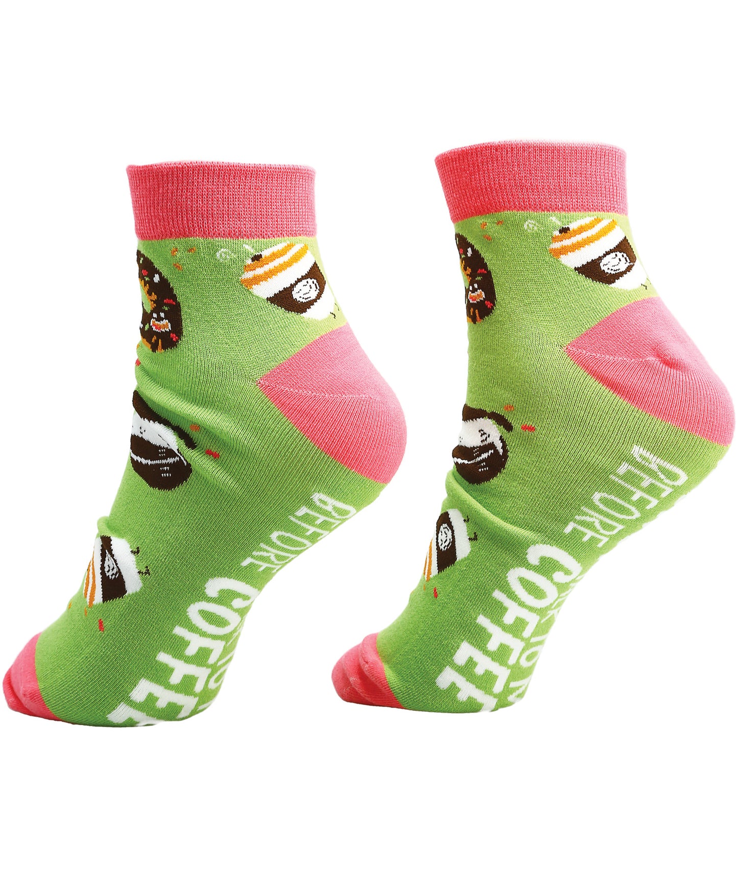Donut and Coffee Unisex Ankle Socks
