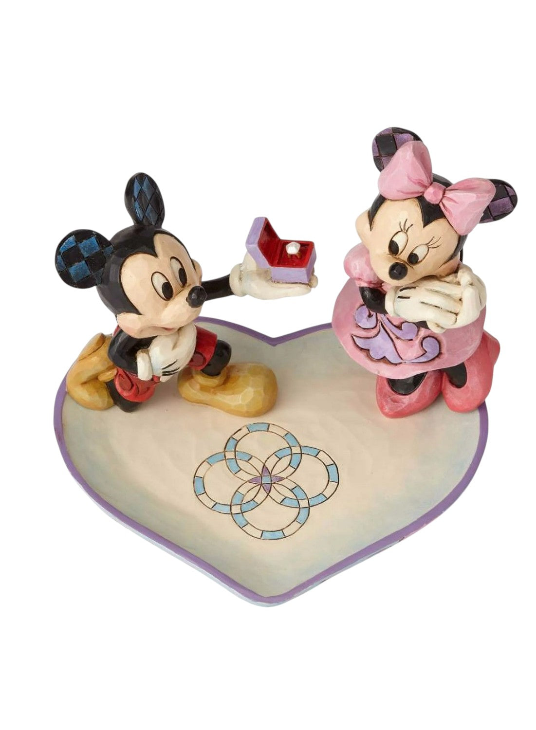 Mickey Proposing to Minnie Ring Dish
