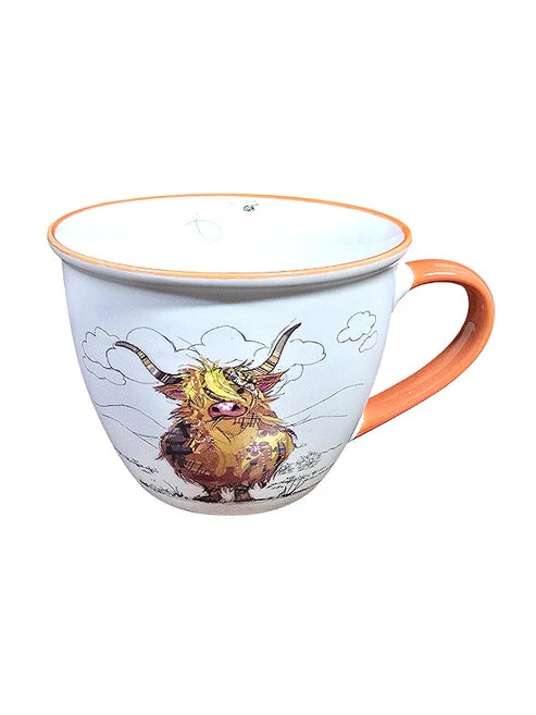 Highland Cow Latte Mug