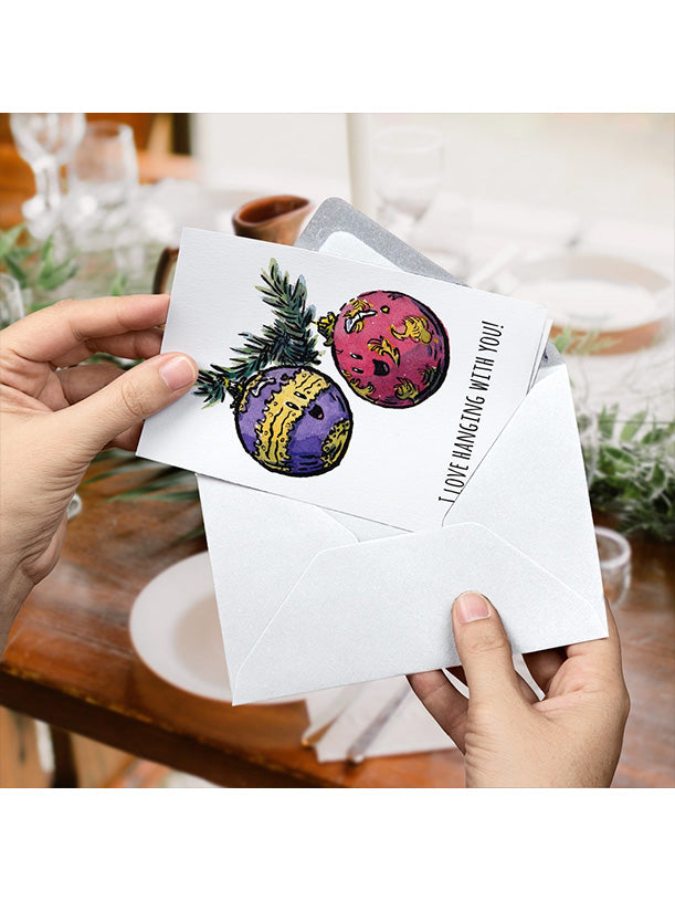 Ornaments Christmas Card