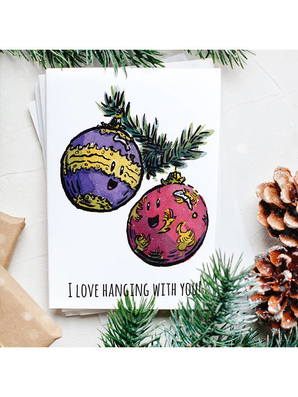 Ornaments Christmas Card
