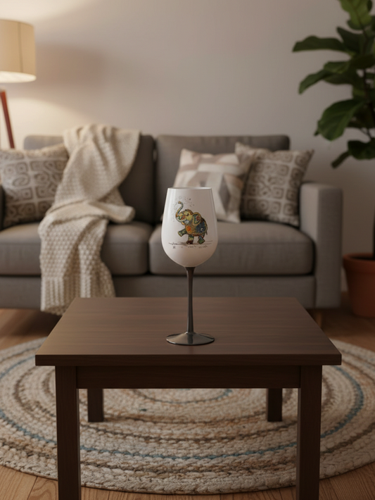Elephant Wine Glass