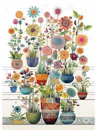 Bug Art Pots Display