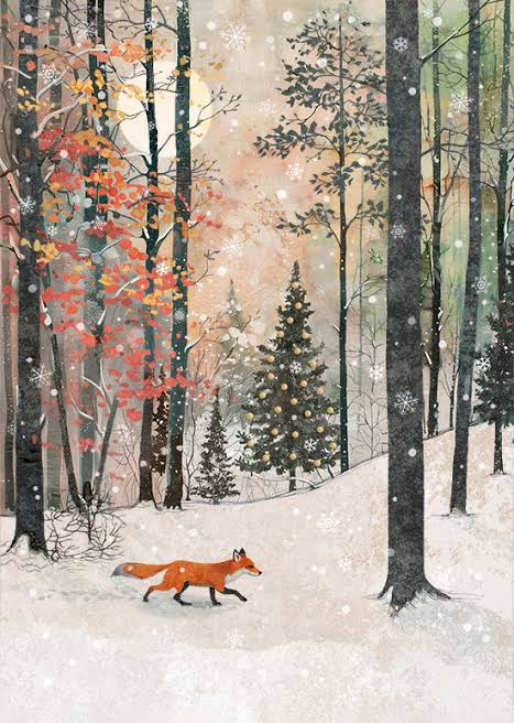Bug Art Fox Stroll Card