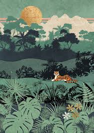 Bug Art Tiger Jungle