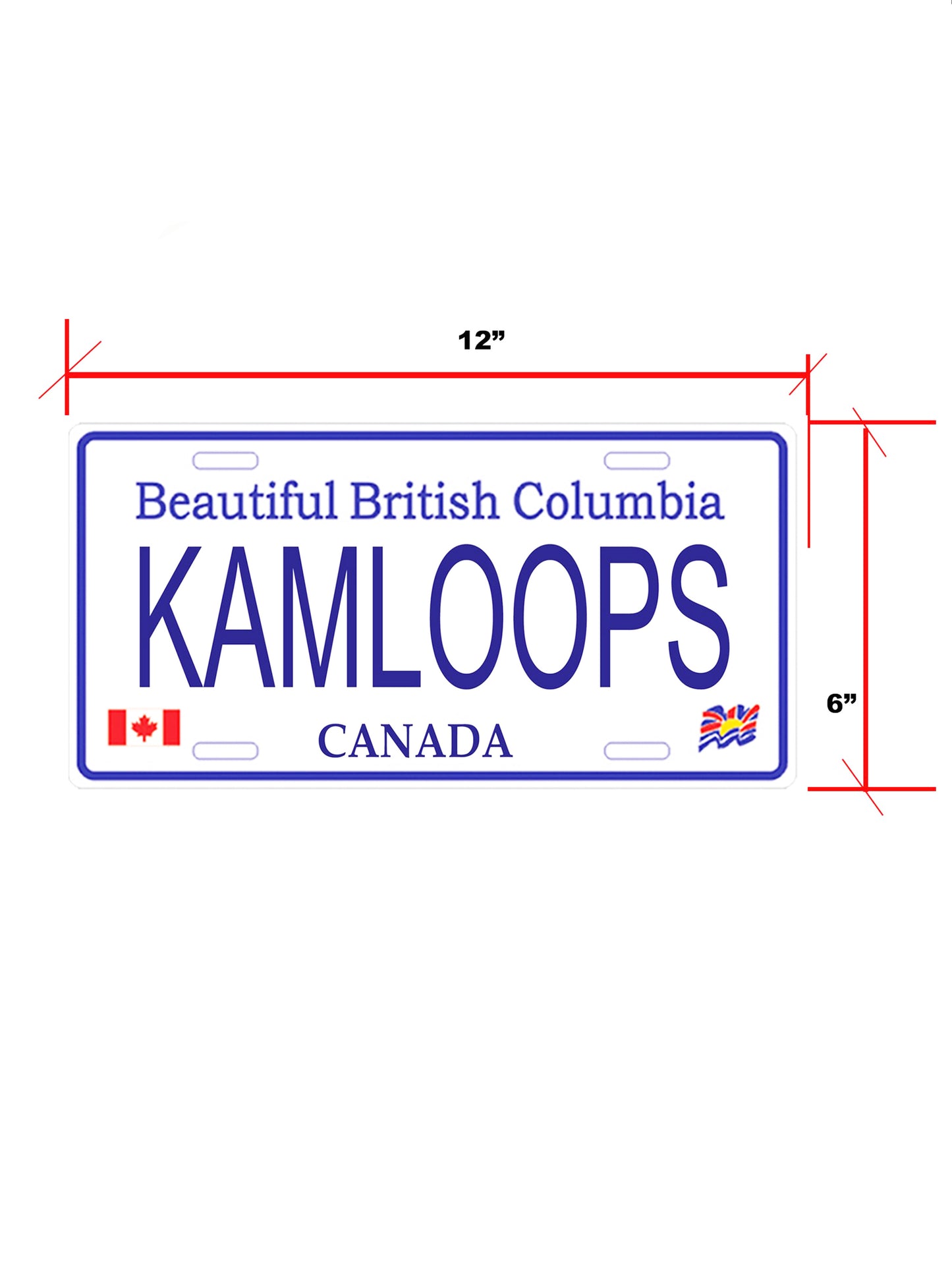 Kamloops Licence Plate