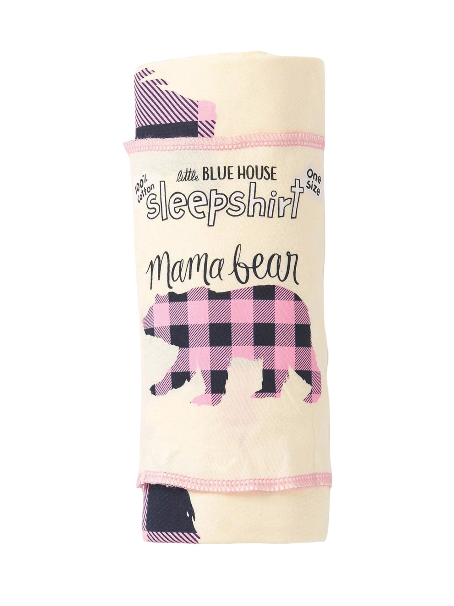 Mama Bear Plaid Ladies Sleepshirt
