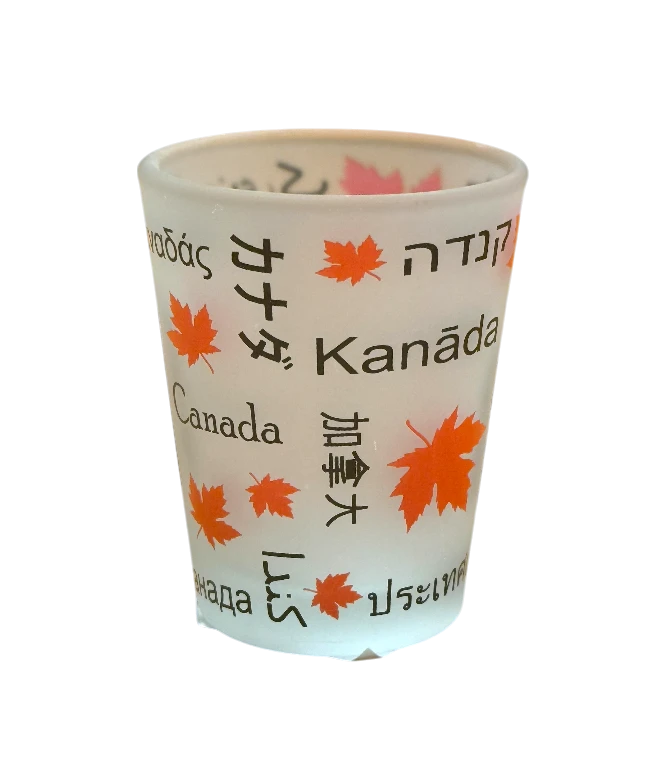 Canada Shot Glass Multi-language