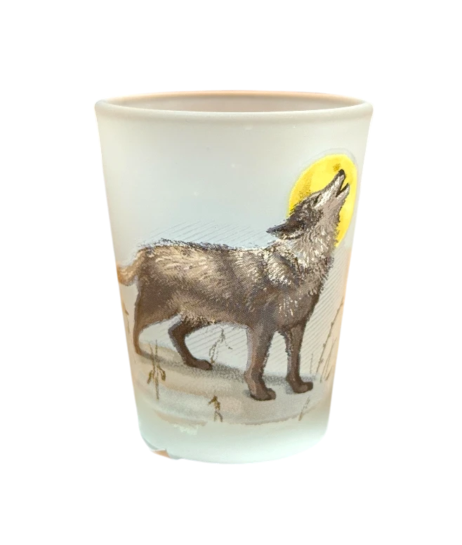 Kamloops Wolf Shot glass