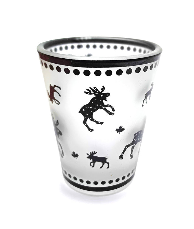 Kamloops Shot Glass Moose