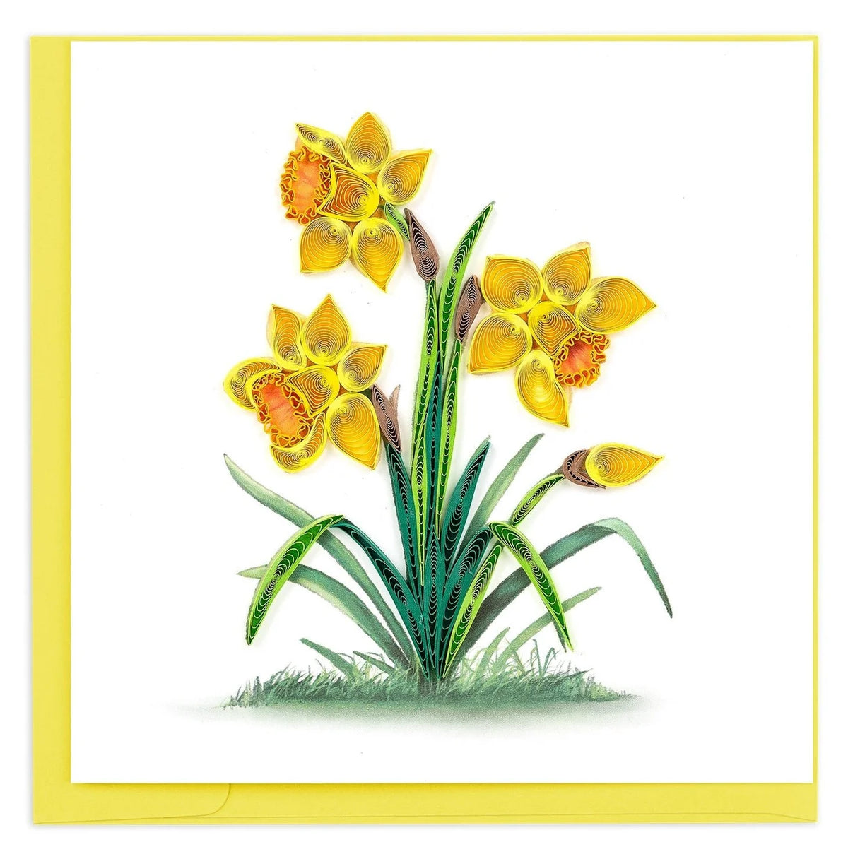 Quilled Daffodils Greeting Card