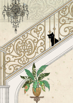 Bug Art Stairs Kitty