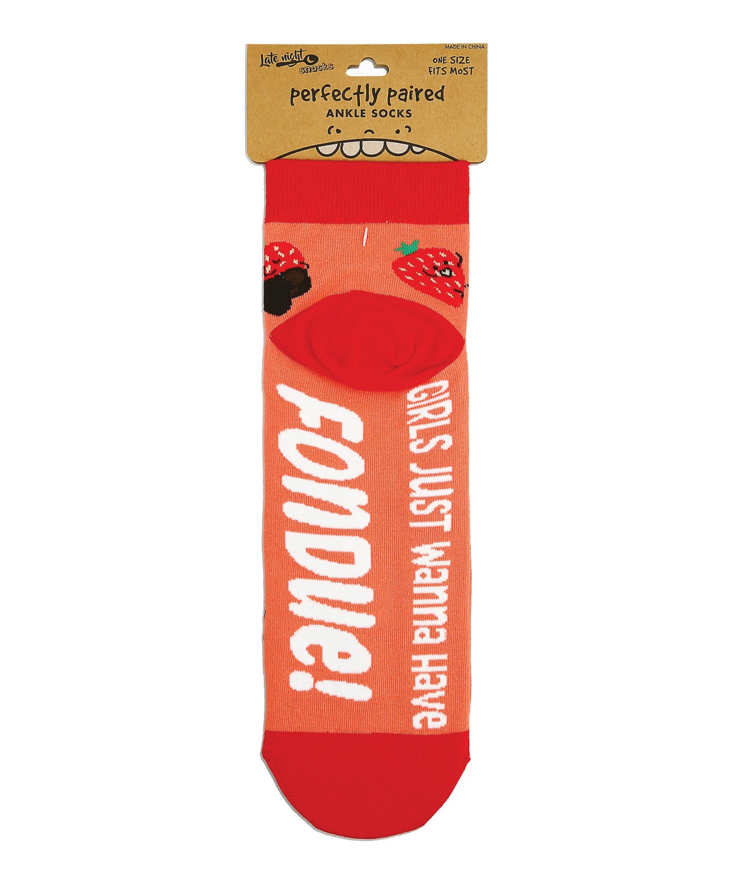 Fondue Unisex Ankle Socks