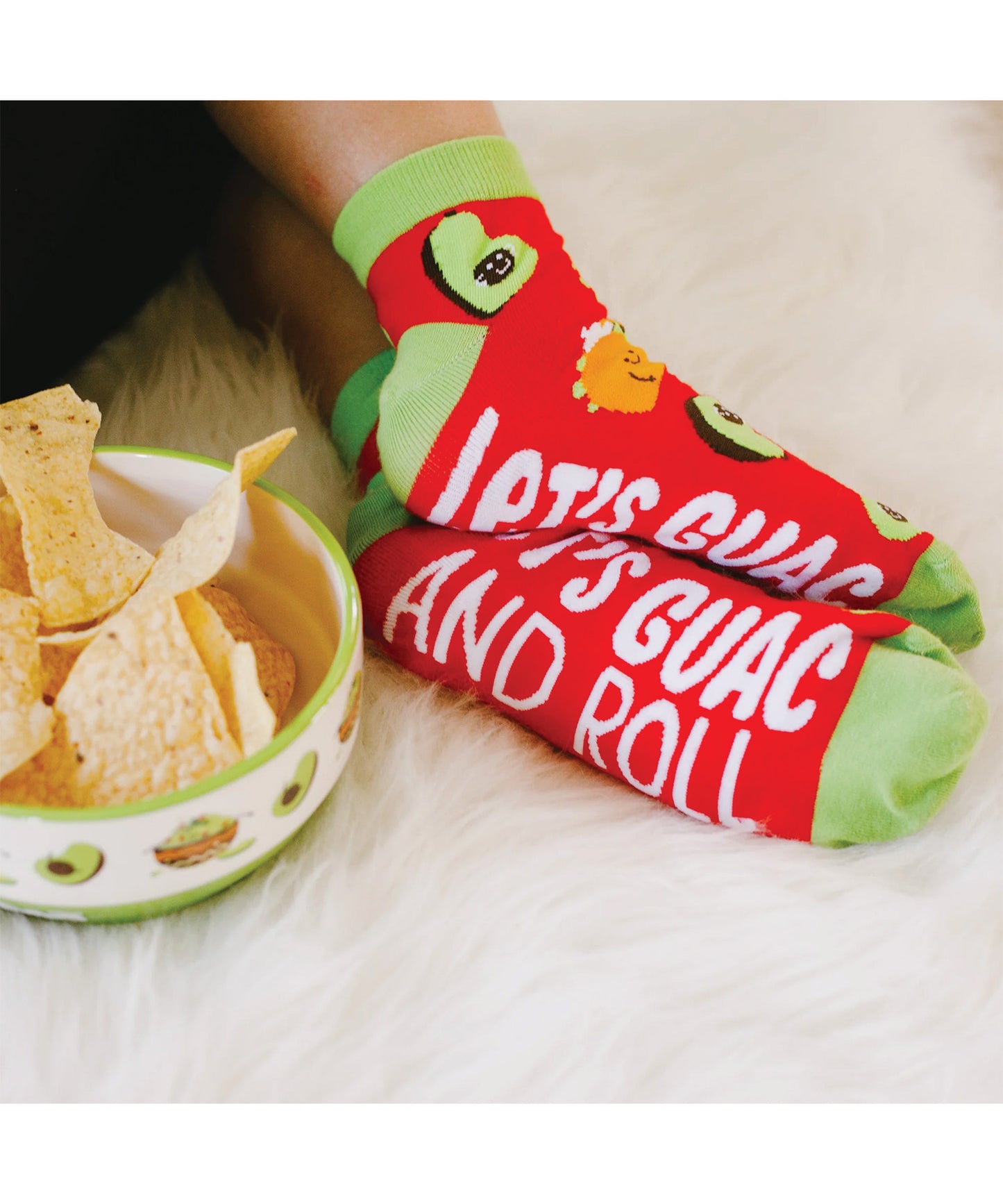 Taco and Avocado Unisex Ankle Socks