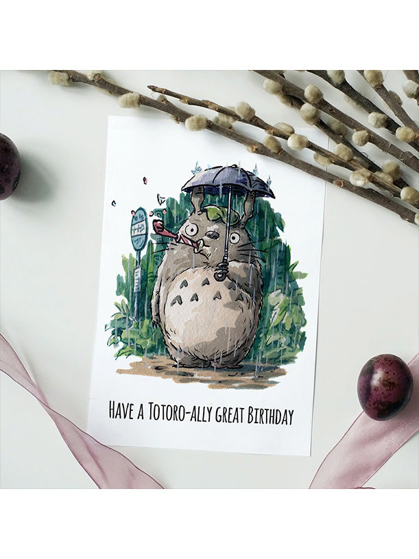Totoro Birthday Card