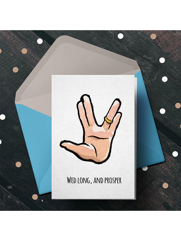 Star Trek Wedding Engagement Card
