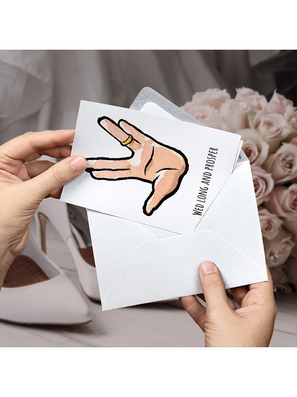 Star Trek Wedding Engagement Card