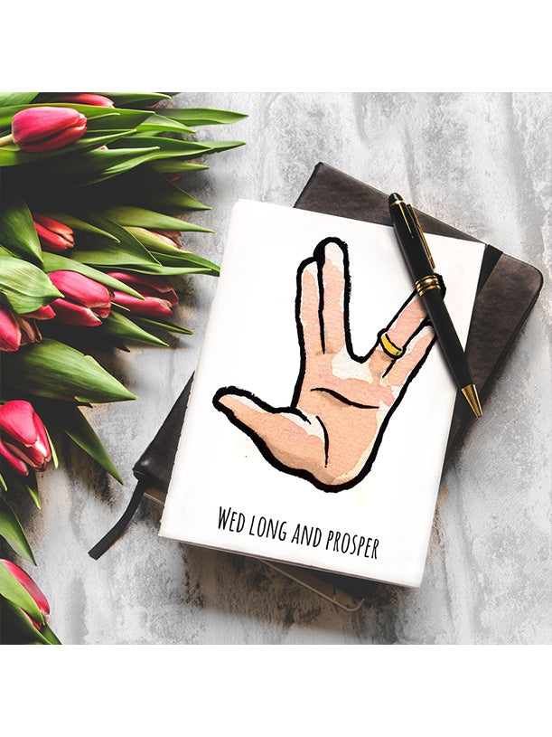 Star Trek Wedding Engagement Card