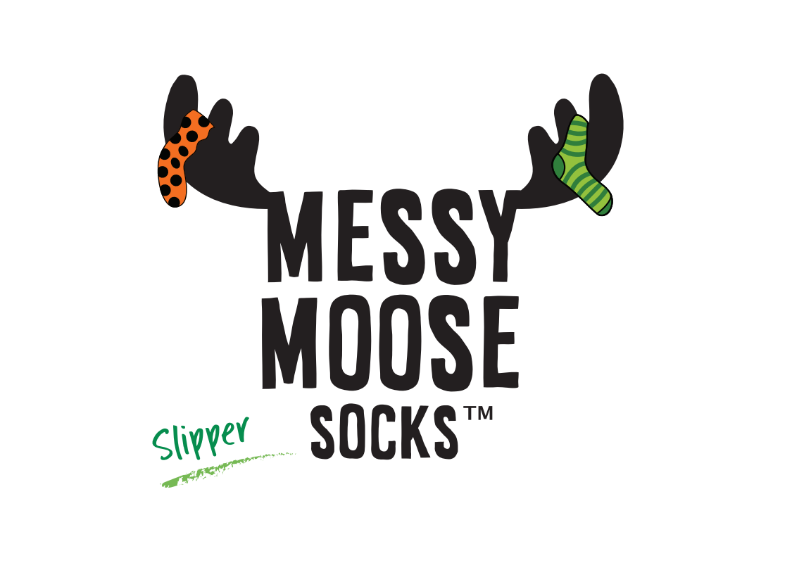 messy moose socks/slipper