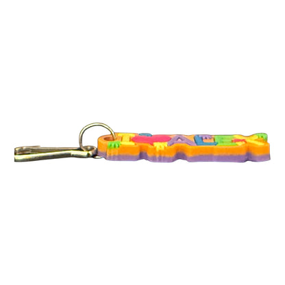 Colourful Name Keychain I 💗 Alex