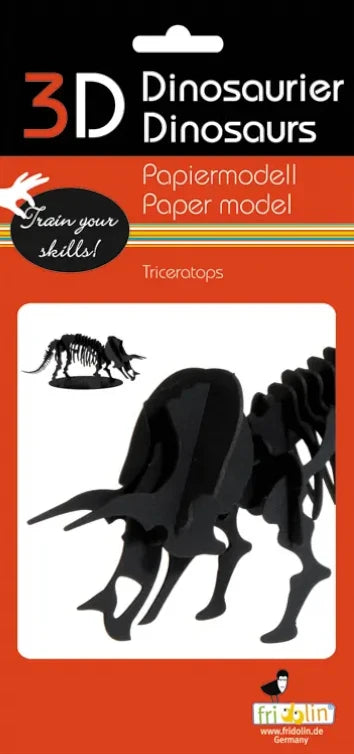3D PAPER MODEL - Triceratops