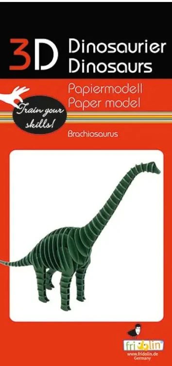 3D PAPER MODEL - Brachiosaurus
