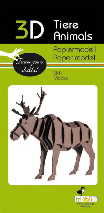 3D PAPER MODEL - Moose