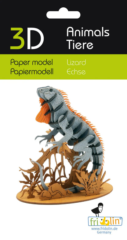 3D PAPER MODEL - Lizard