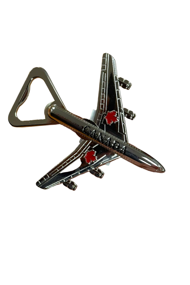 Canada Airplane Bottle Opener