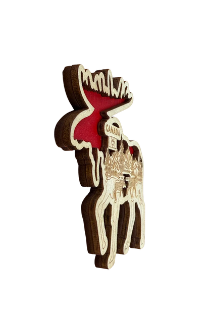 Canada 3D Wooden Magnet