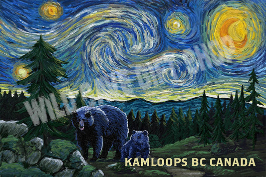 Kamloops Magnet Bears in Forest