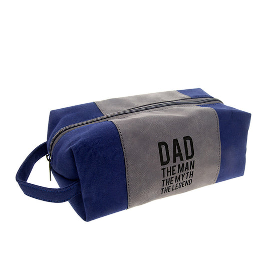 Dad The Legend - Canvas Toiletry Bag