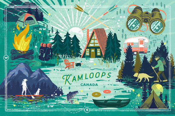 Kamloops Magnet Lake Life Series